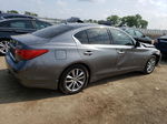 2014 Infiniti Q50 Base Gray vin: JN1BV7AR8EM705910