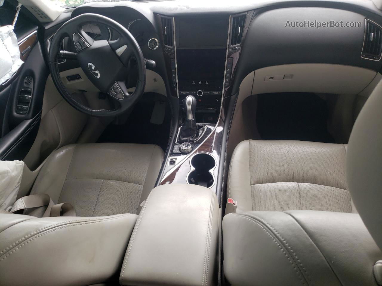 2015 Infiniti Q50 Base Черный vin: JN1BV7AR8FM400179