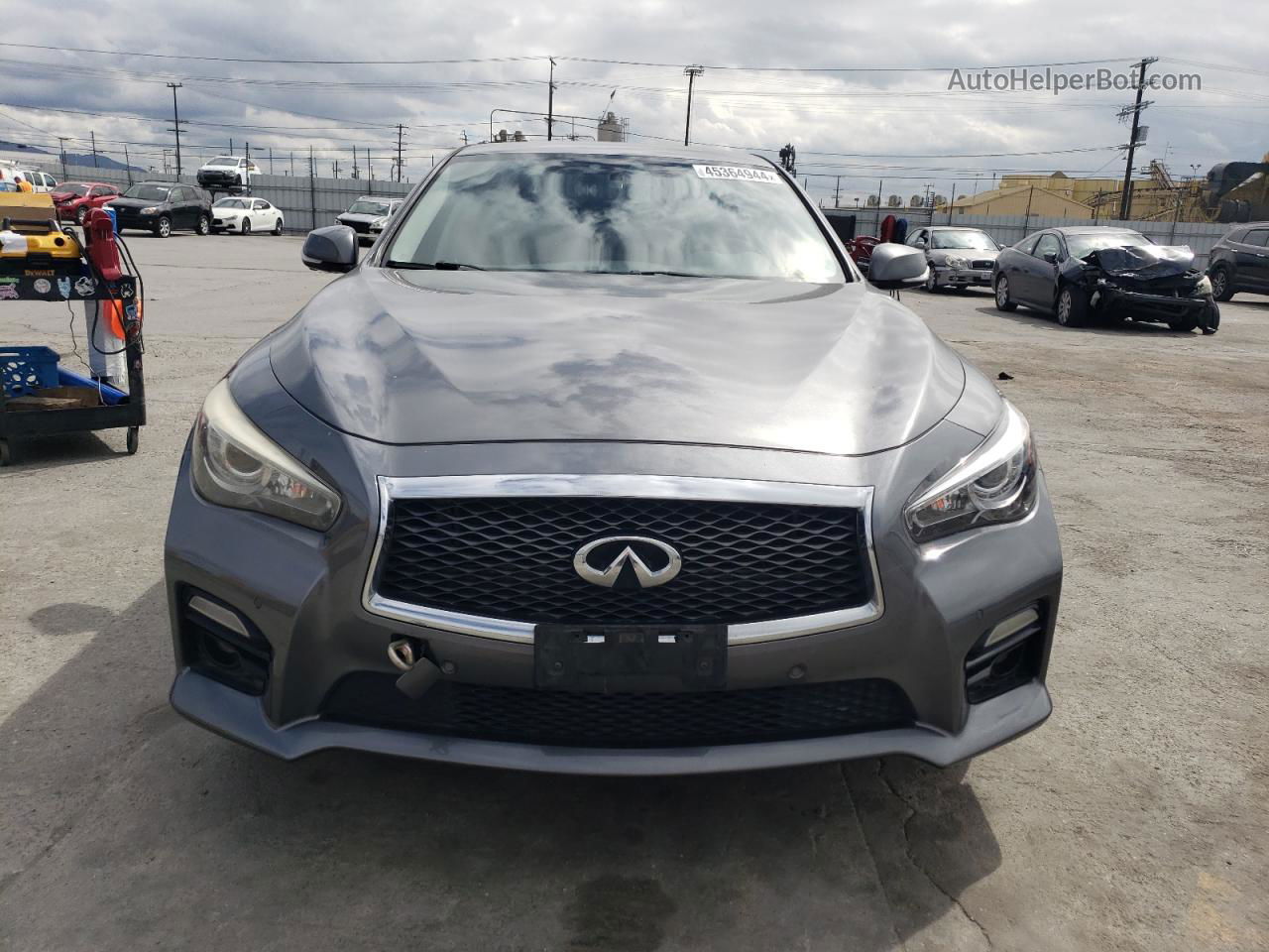 2015 Infiniti Q50 Base Серый vin: JN1BV7AR8FM402370