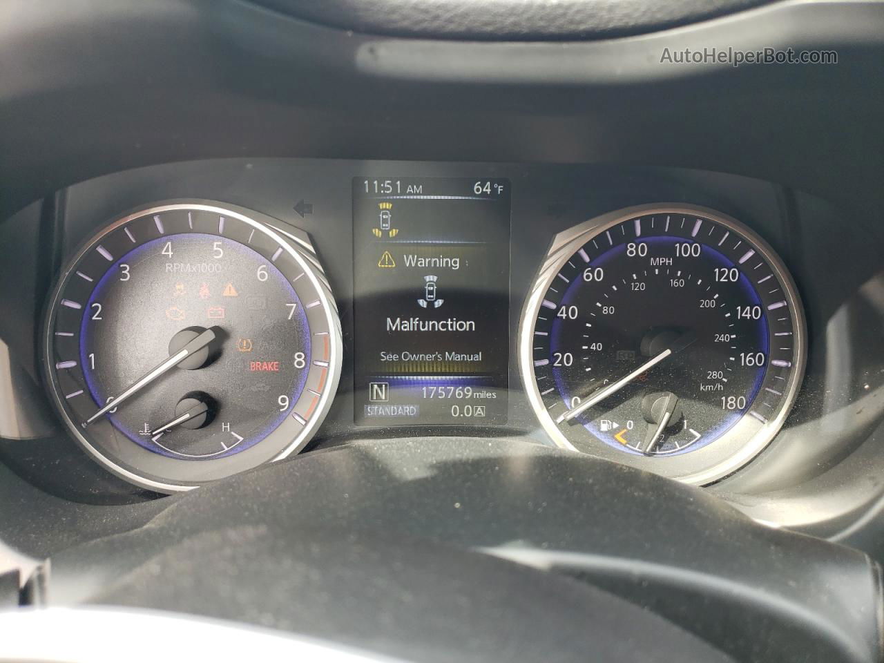 2015 Infiniti Q50 Base Серый vin: JN1BV7AR8FM402370