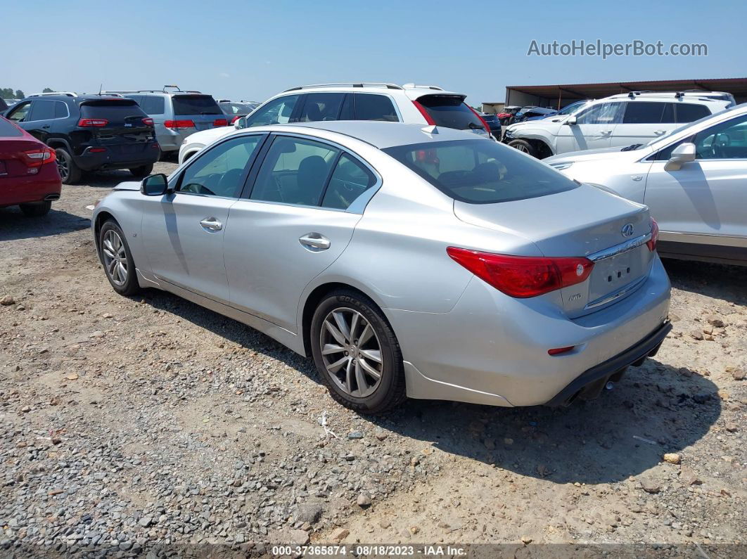 2015 Infiniti Q50 Premium Серебряный vin: JN1BV7AR8FM411439