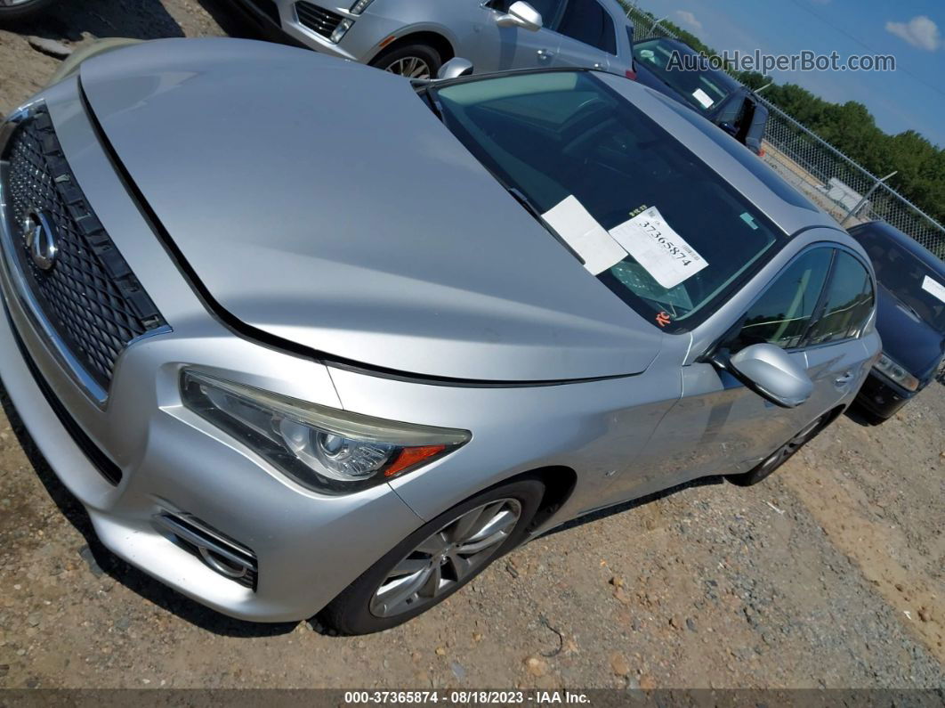 2015 Infiniti Q50 Premium Серебряный vin: JN1BV7AR8FM411439