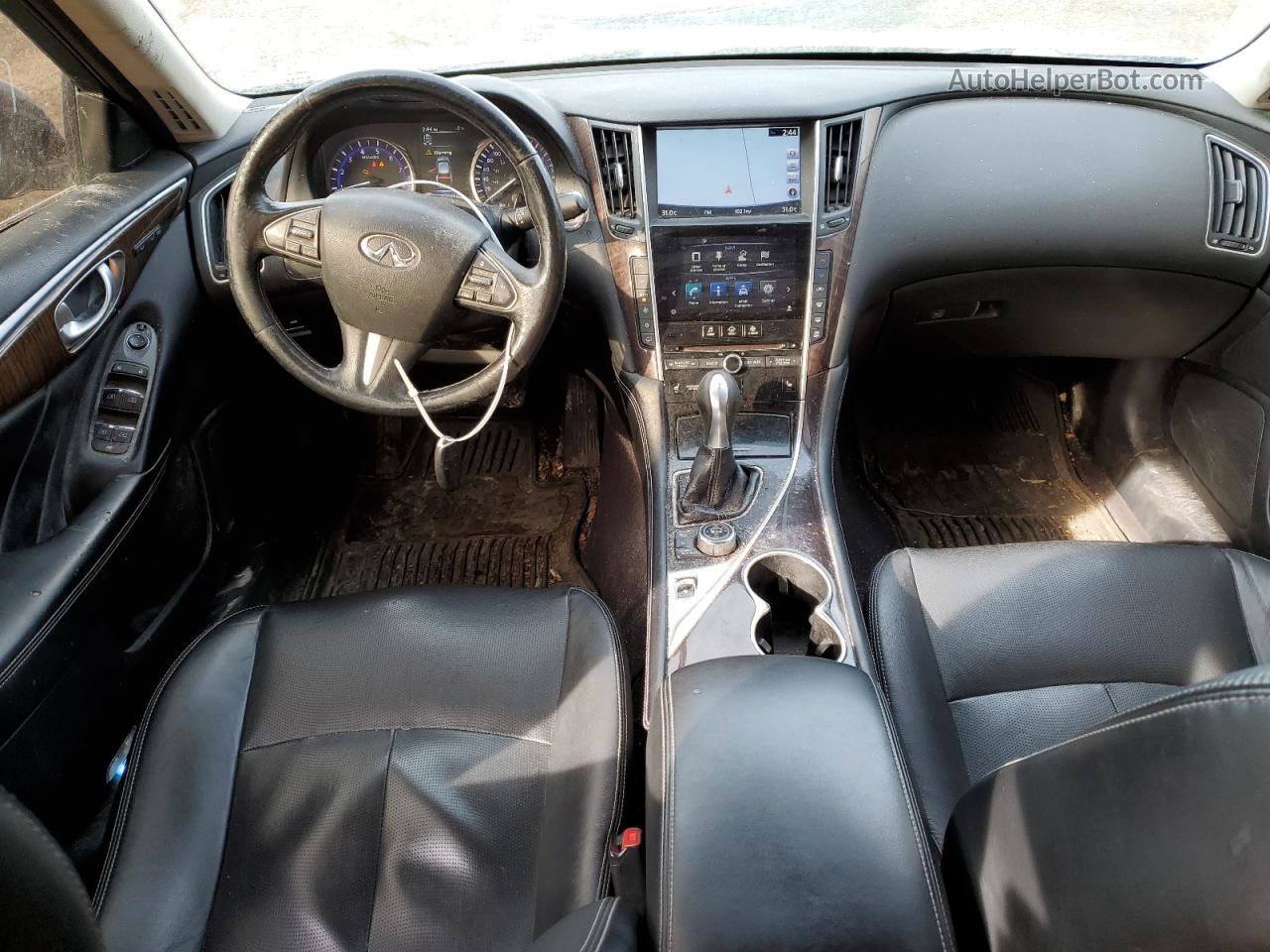 2015 Infiniti Q50 Base Серый vin: JN1BV7AR8FM412641