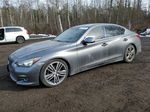 2015 Infiniti Q50 Base Gray vin: JN1BV7AR8FM412641