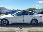 2015 Infiniti Q50   White vin: JN1BV7AR8FM412686