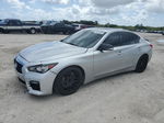 2015 Infiniti Q50 Base Silver vin: JN1BV7AR8FM415491