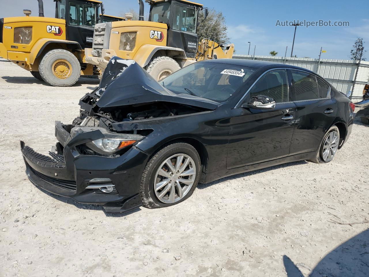 2015 Infiniti Q50 Base Black vin: JN1BV7AR8FM415944