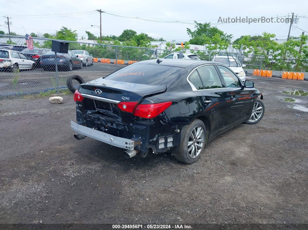 2015 Infiniti Q50 Premium Black vin: JN1BV7AR8FM416723