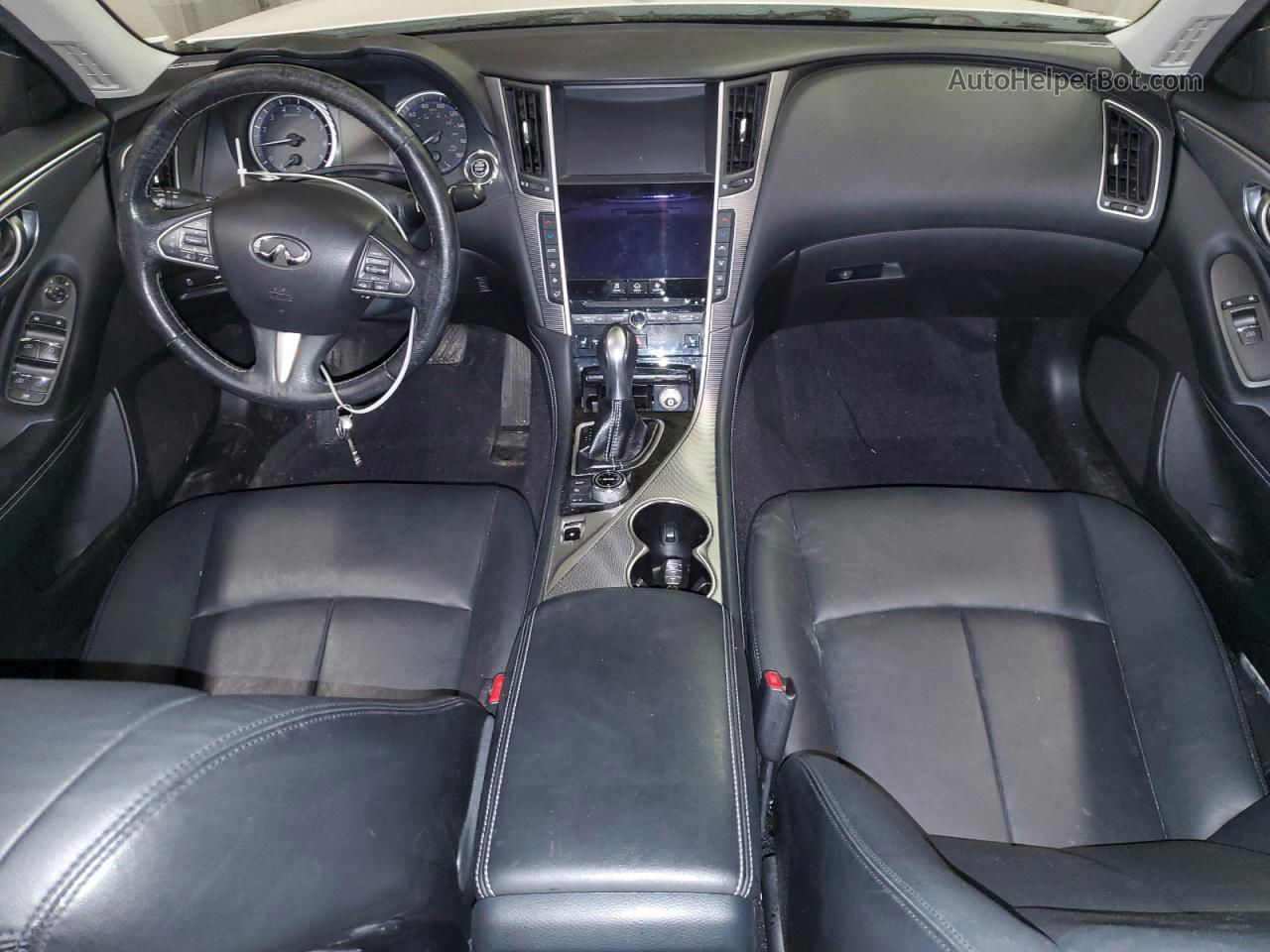 2015 Infiniti Q50 Base Белый vin: JN1BV7AR8FM421081