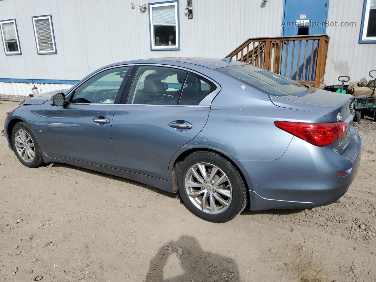 2015 Infiniti Q50 Base Blue vin: JN1BV7AR8FM421839