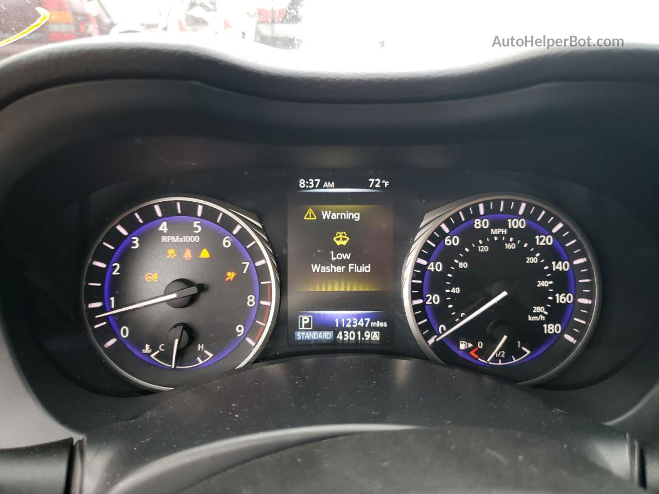 2014 Infiniti Q50 Base Серый vin: JN1BV7AR9EM686879