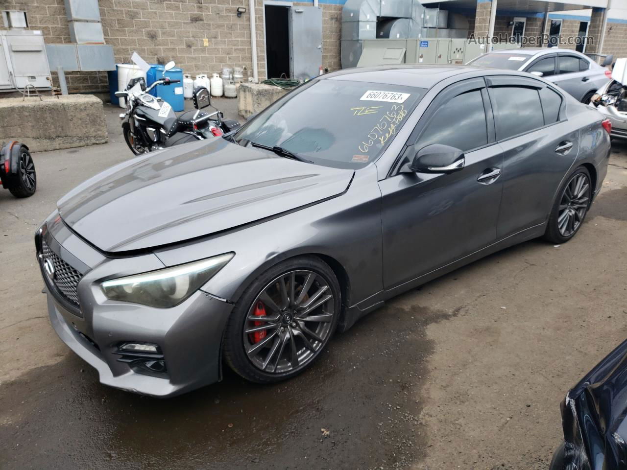 2014 Infiniti Q50 Base Серый vin: JN1BV7AR9EM686879