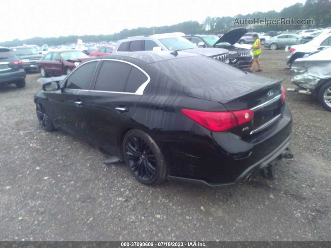 2014 Infiniti Q50 Sport Black vin: JN1BV7AR9EM687899