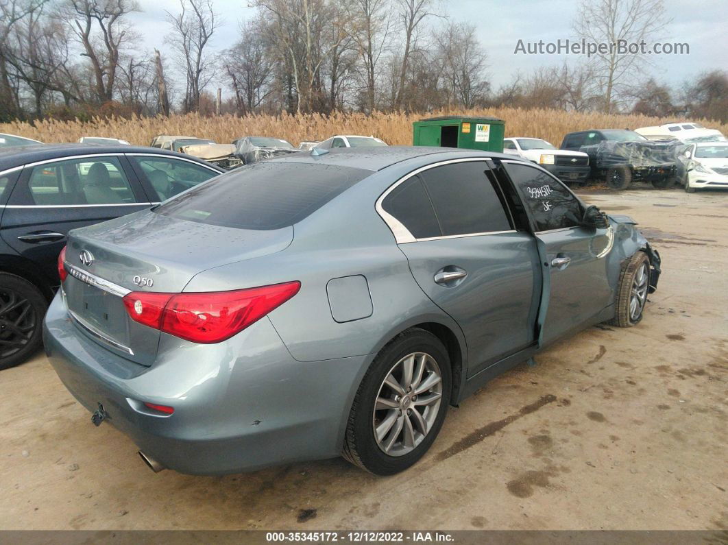 2014 Infiniti Q50 Premium Gray vin: JN1BV7AR9EM688597