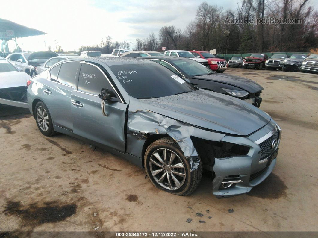 2014 Infiniti Q50 Premium Серый vin: JN1BV7AR9EM688597