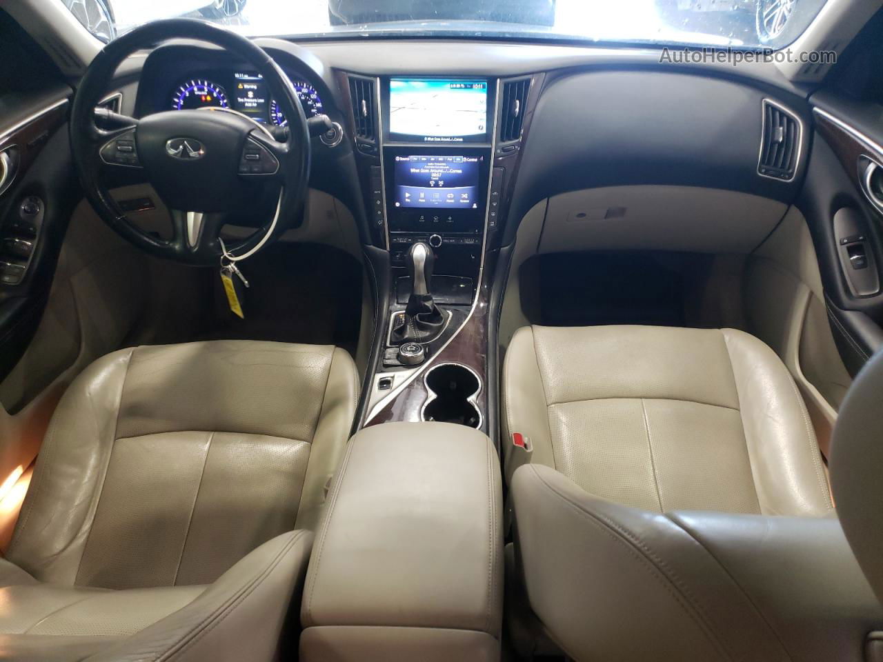 2014 Infiniti Q50 Base Серый vin: JN1BV7AR9EM695419