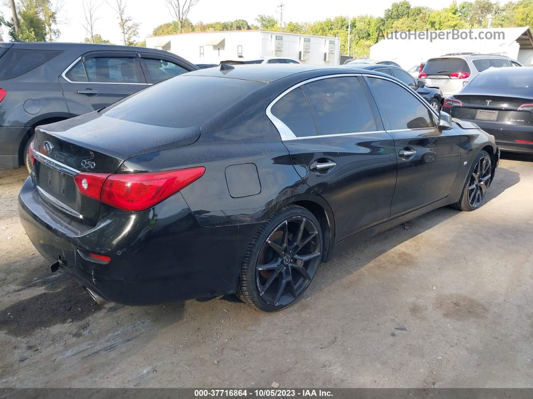 2014 Infiniti Q50 Premium Black vin: JN1BV7AR9EM698661