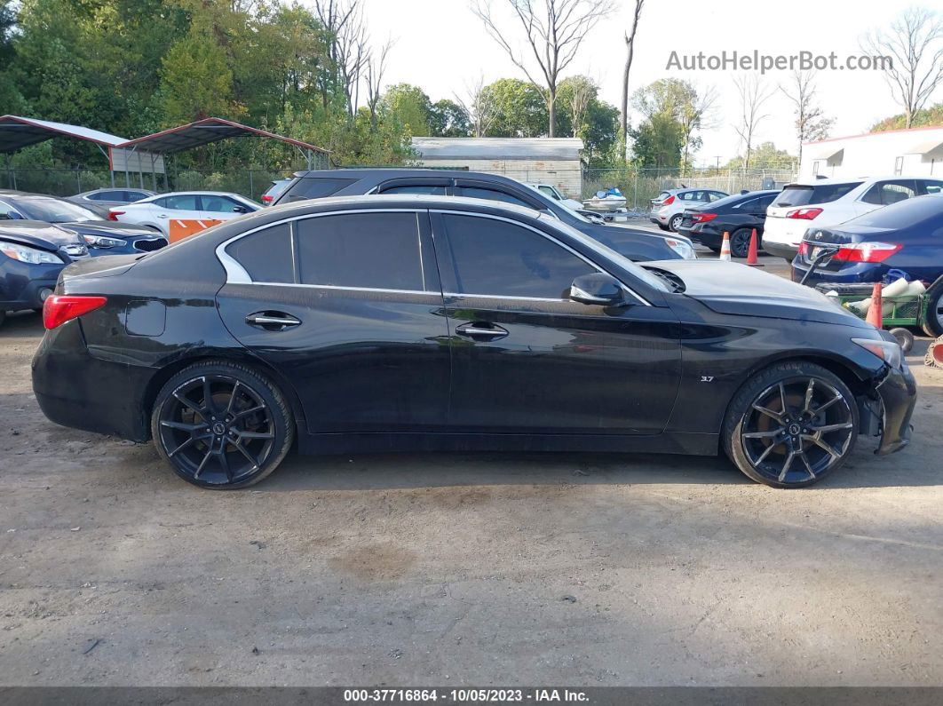 2014 Infiniti Q50 Premium Black vin: JN1BV7AR9EM698661