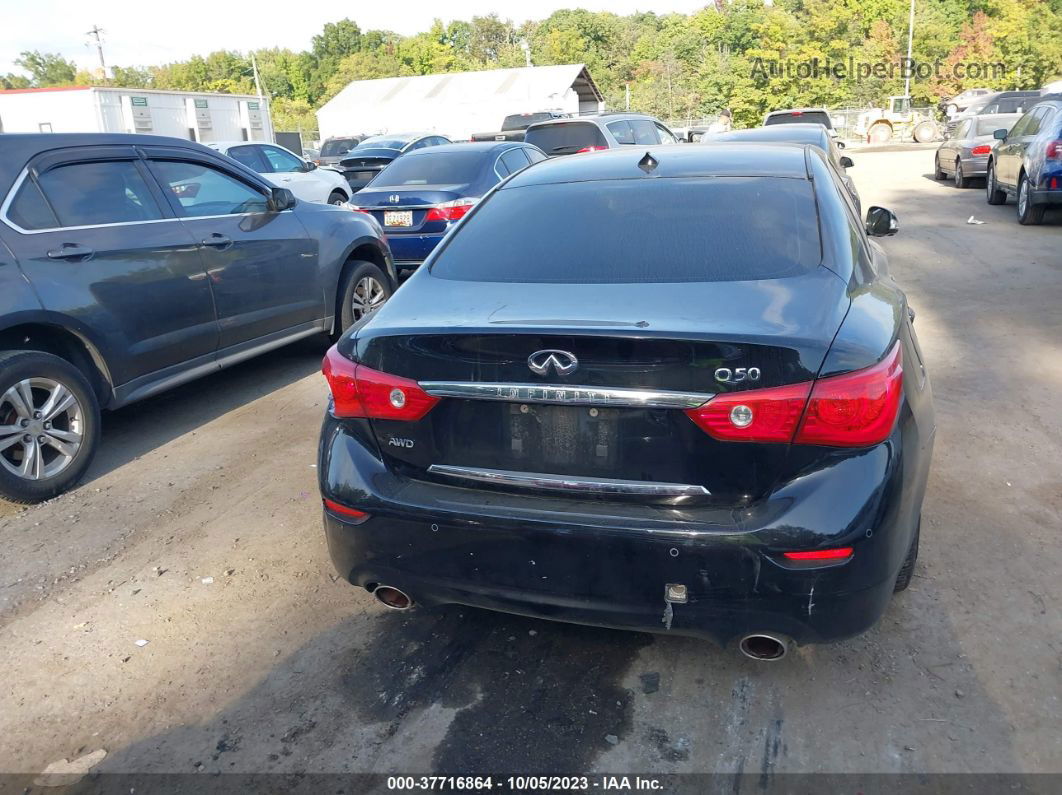 2014 Infiniti Q50 Premium Black vin: JN1BV7AR9EM698661