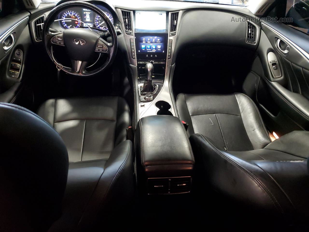 2014 Infiniti Q50 Base Черный vin: JN1BV7AR9EM698773