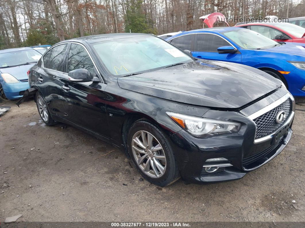 2014 Infiniti Q50 Premium Black vin: JN1BV7AR9EM706113