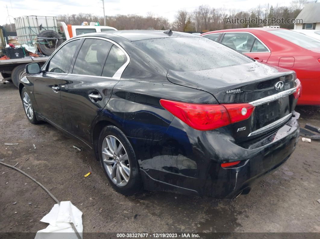 2014 Infiniti Q50 Premium Black vin: JN1BV7AR9EM706113