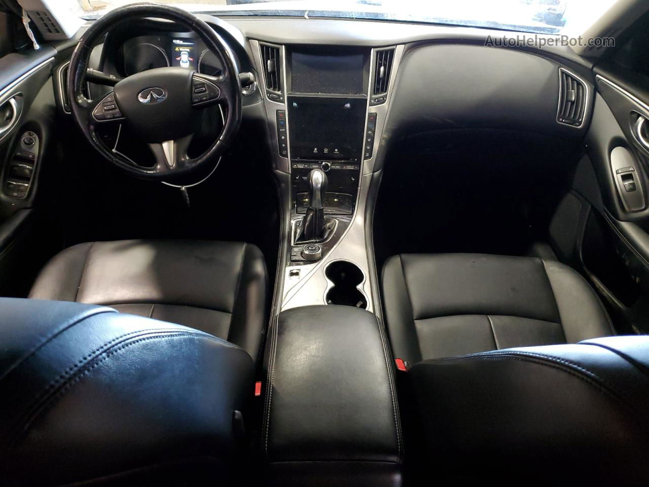 2015 Infiniti Q50 Base Серебряный vin: JN1BV7AR9FM394005