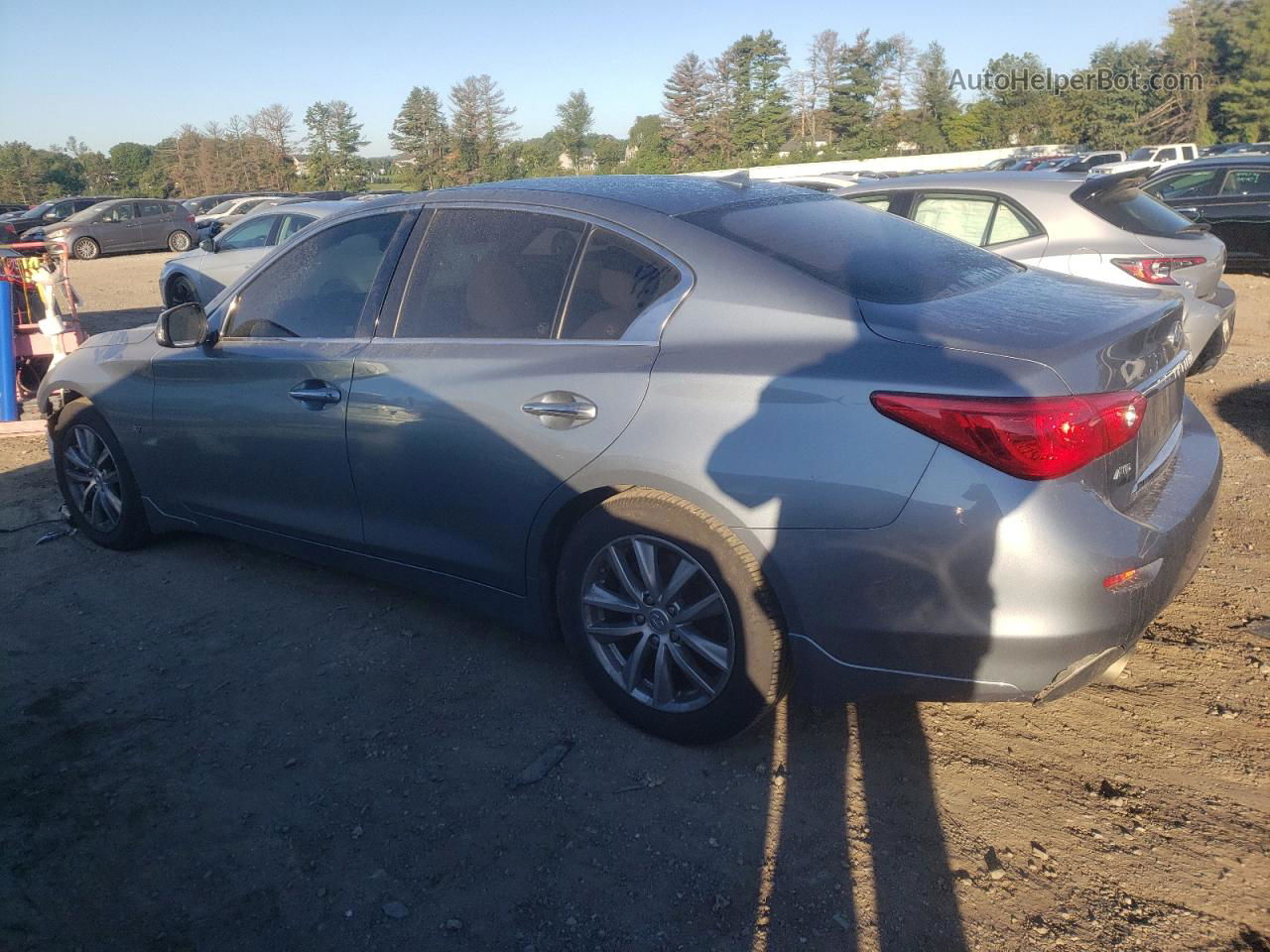 2015 Infiniti Q50 Base Серебряный vin: JN1BV7AR9FM409201