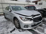 2015 Infiniti Q50 Base Silver vin: JN1BV7AR9FM414043