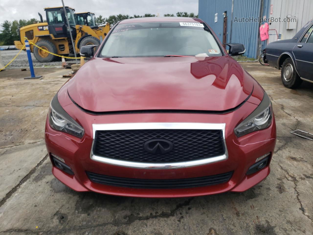 2015 Infiniti Q50 Base Красный vin: JN1BV7AR9FM421493