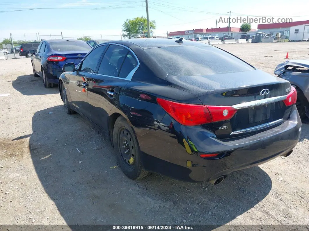 2014 Infiniti Q50 Sport Черный vin: JN1BV7ARXEM681609