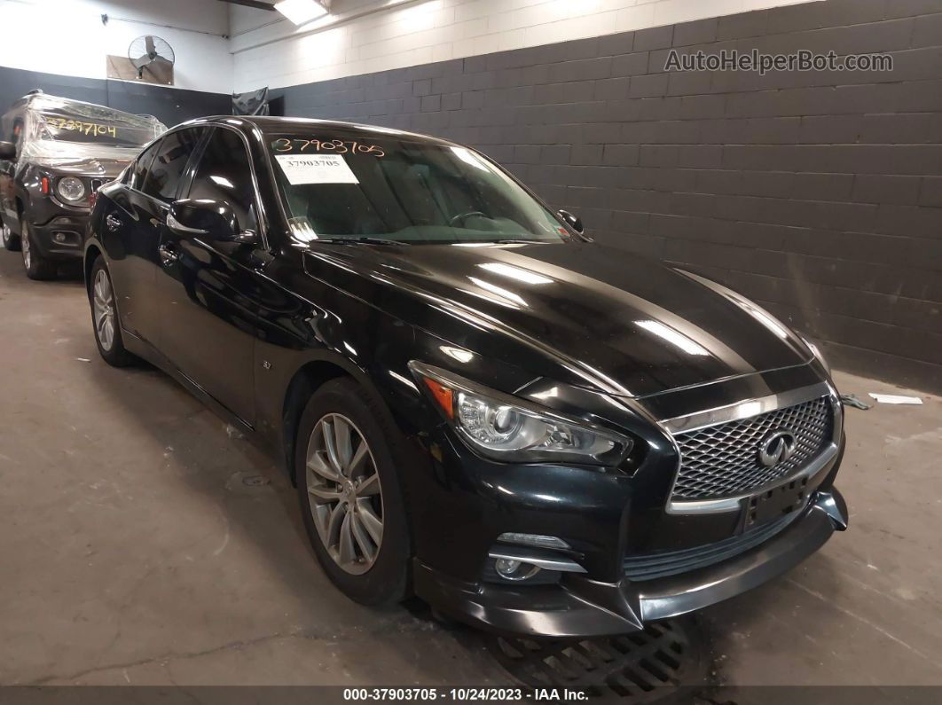 2014 Infiniti Q50 Premium Черный vin: JN1BV7ARXEM681819