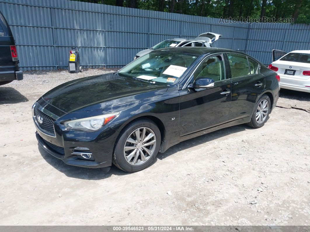 2014 Infiniti Q50 Premium Black vin: JN1BV7ARXEM683974