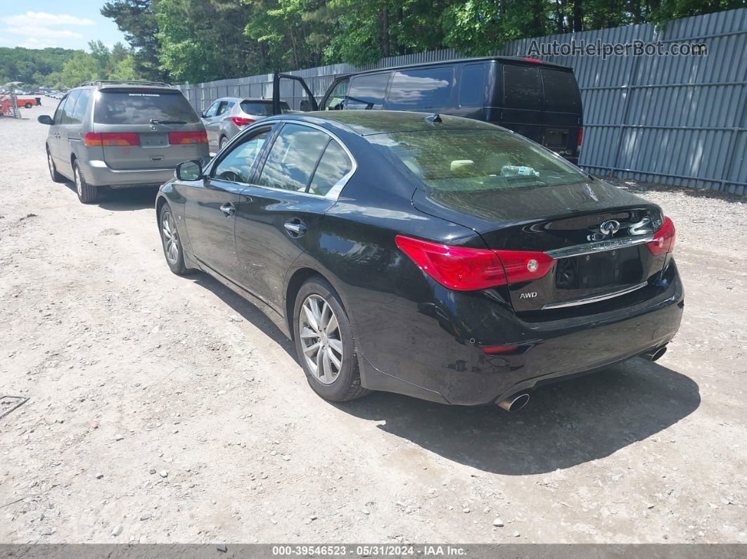 2014 Infiniti Q50 Premium Black vin: JN1BV7ARXEM683974