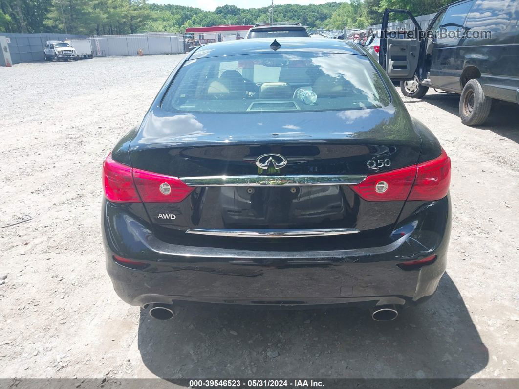 2014 Infiniti Q50 Premium Black vin: JN1BV7ARXEM683974