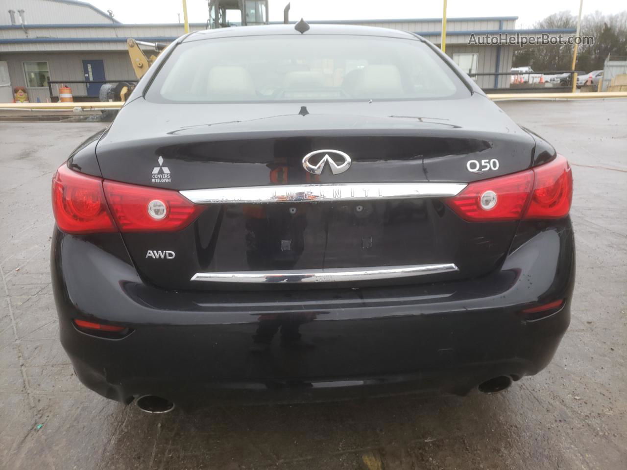 2014 Infiniti Q50 Base Black vin: JN1BV7ARXEM687572