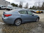 2014 Infiniti Q50 Base Blue vin: JN1BV7ARXEM690990