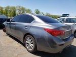 2014 Infiniti Q50 Base Gray vin: JN1BV7ARXEM691153