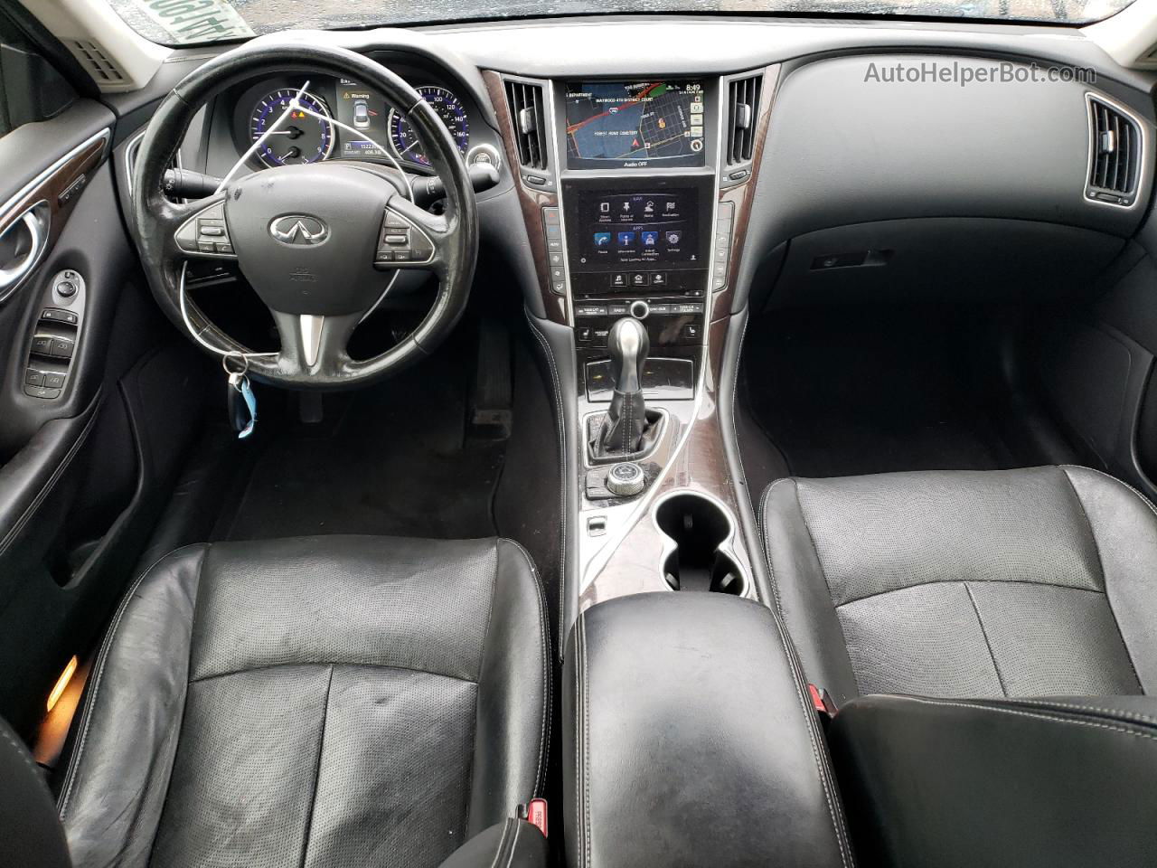 2014 Infiniti Q50 Base Черный vin: JN1BV7ARXEM705486