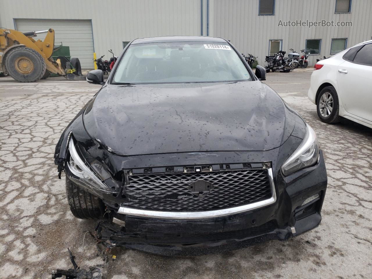 2014 Infiniti Q50 Base Черный vin: JN1BV7ARXEM705620