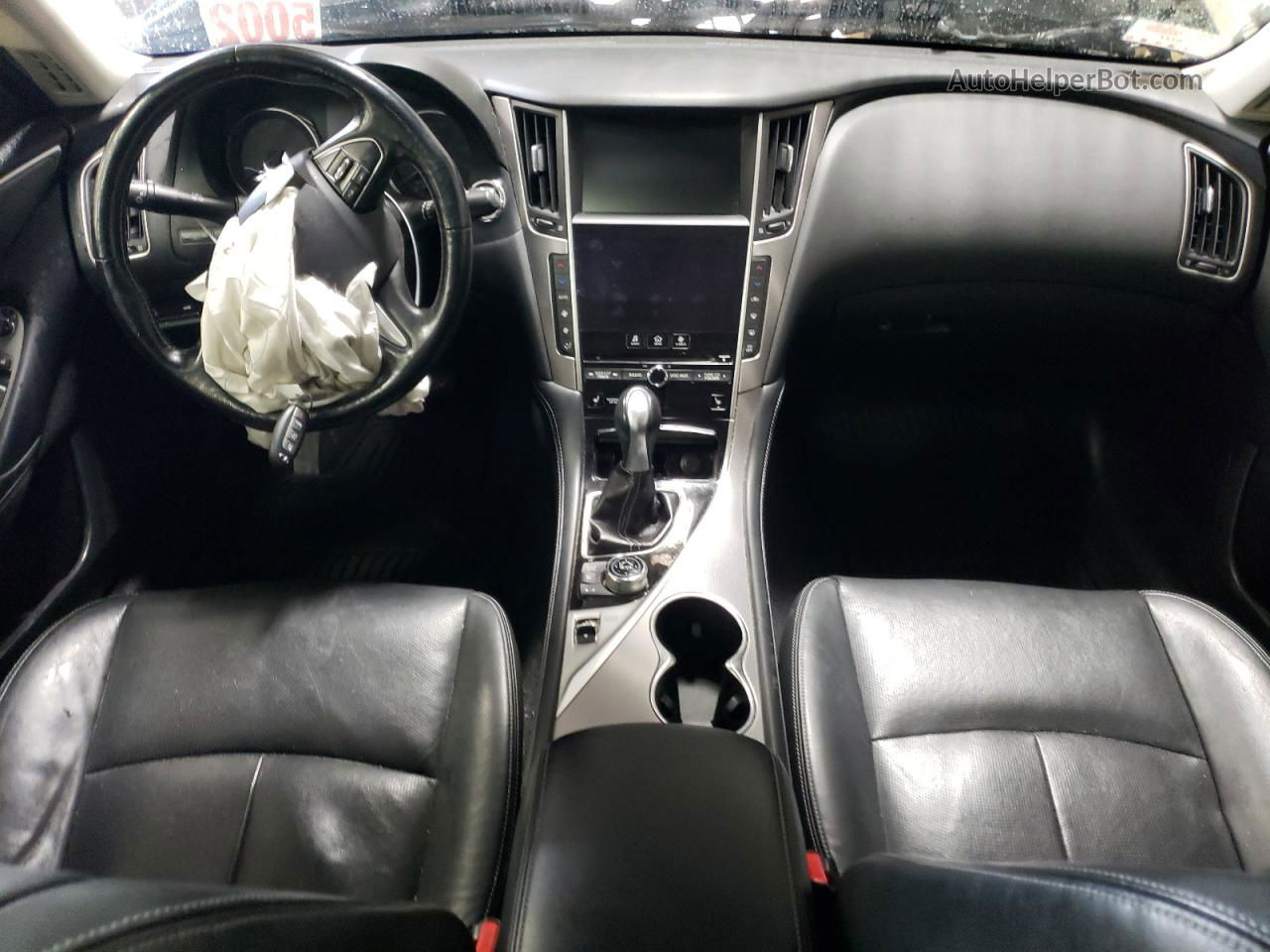 2015 Infiniti Q50 Base Черный vin: JN1BV7ARXFM393736