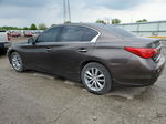 2015 Infiniti Q50 Base Brown vin: JN1BV7ARXFM397902