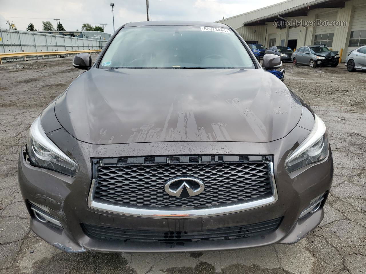 2015 Infiniti Q50 Base Brown vin: JN1BV7ARXFM397902