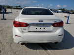 2015 Infiniti Q50 Base White vin: JN1BV7ARXFM404668