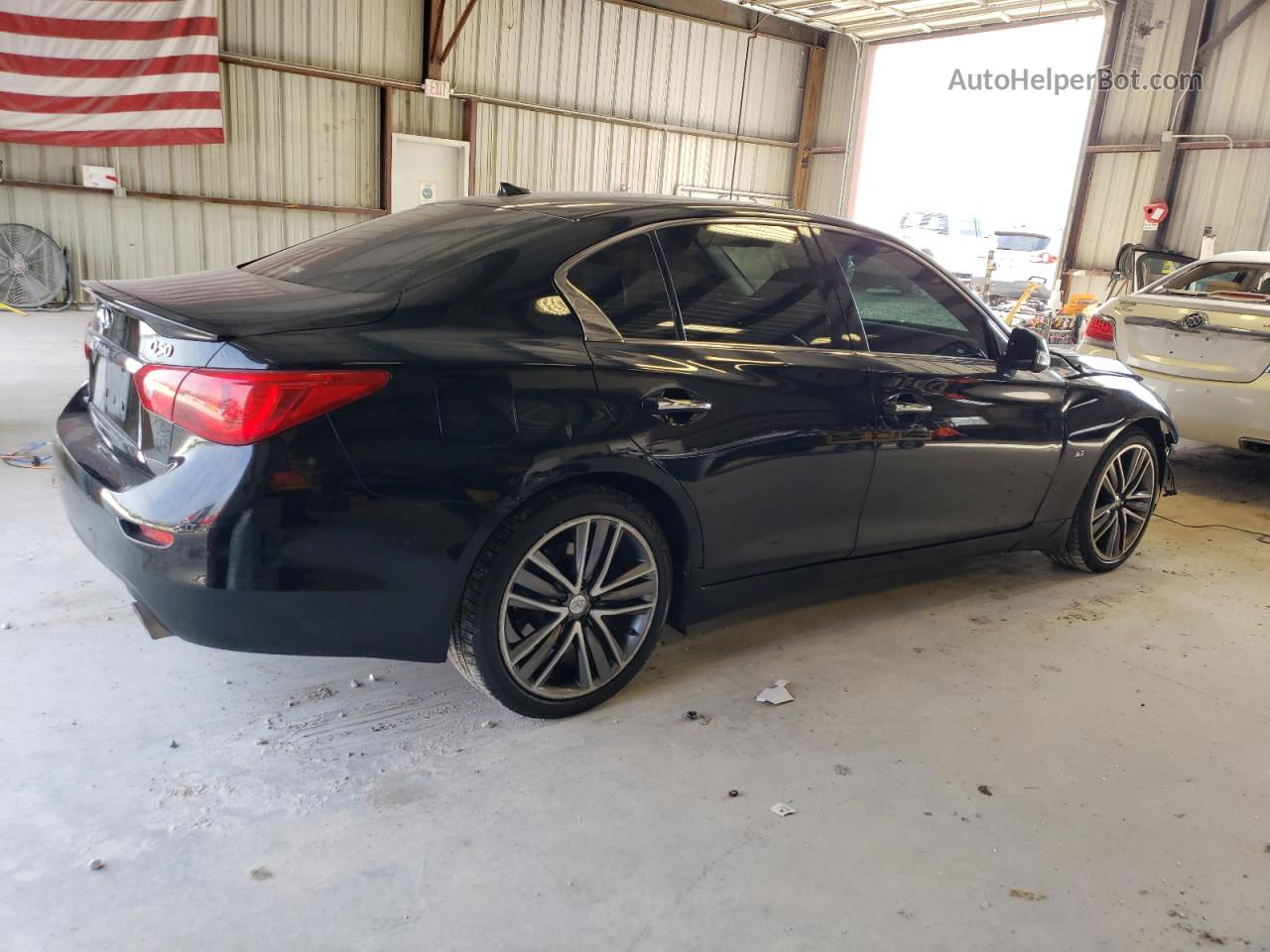 2015 Infiniti Q50 Base Черный vin: JN1BV7ARXFM405285