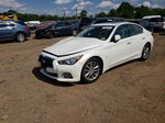 2015 Infiniti Q50 Base White vin: JN1BV7ARXFM409823