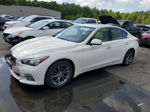 2015 Infiniti Q50 Base White vin: JN1BV7ARXFM414844