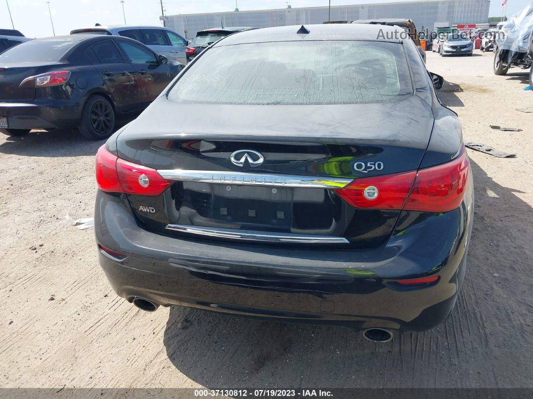 2015 Infiniti Q50 Premium Black vin: JN1BV7ARXFM415024