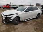 2015 Infiniti Q50 Base White vin: JN1BV7ARXFM415704