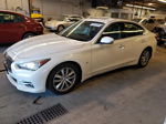 2015 Infiniti Q50 Base White vin: JN1BV7ARXFM421745